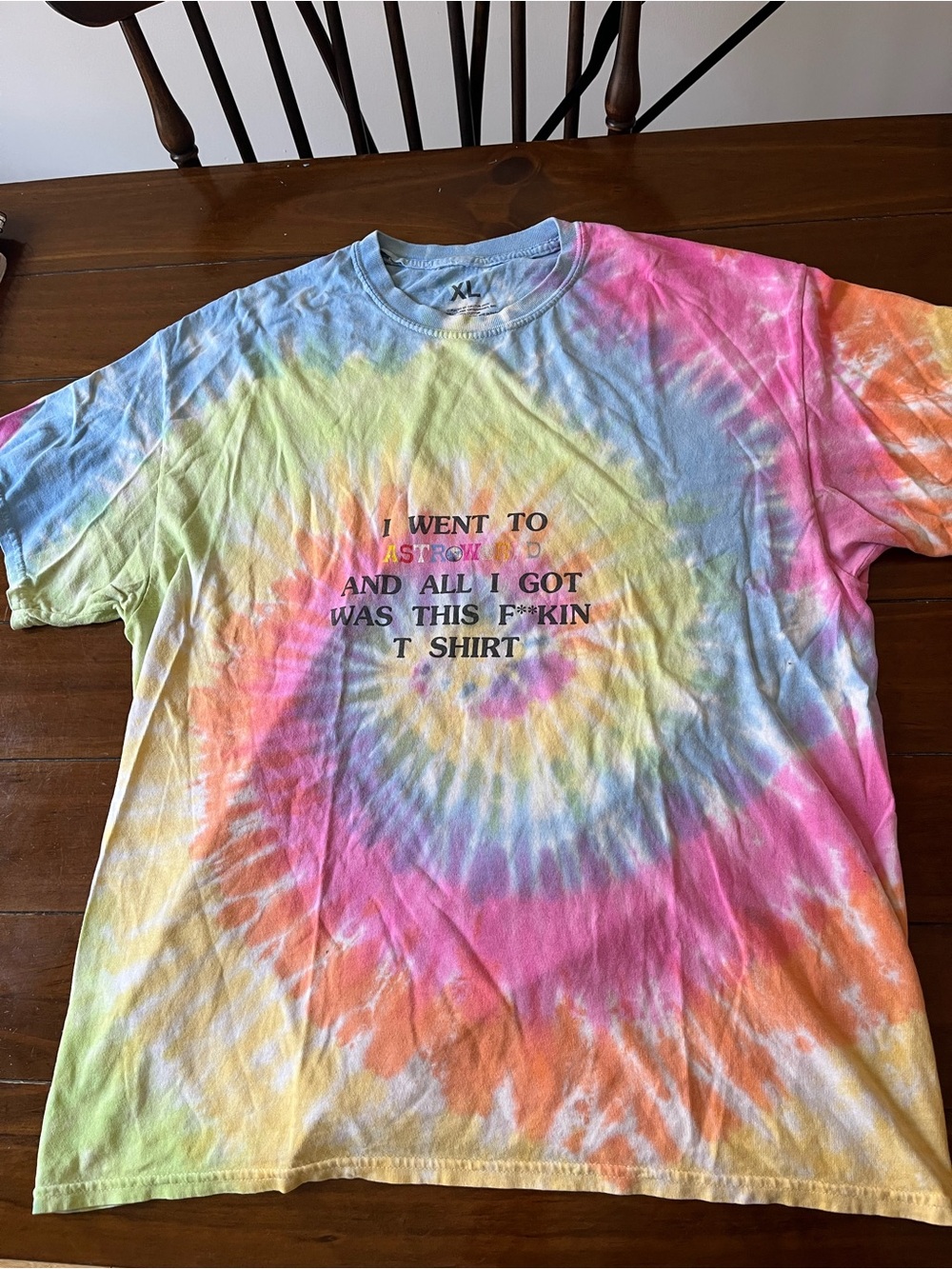 Astroworld Wish You Were Here Tie-Dye Tee